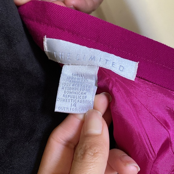 Magenta pencil skirt - Picture 3 of 5